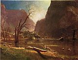Albert Bierstadt Hatch-Hatchy Valley, California painting